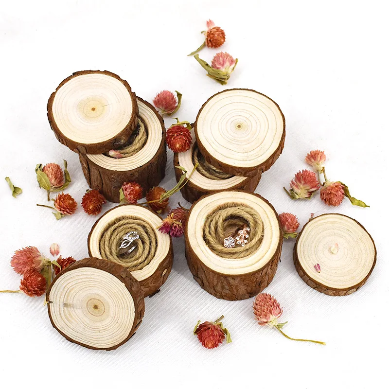 
Деревянные свадебные принадлежности, коробка для колец, деревянное ремесленное украшение, свадебное кольцо, деревянная коробка, покупка через границу 