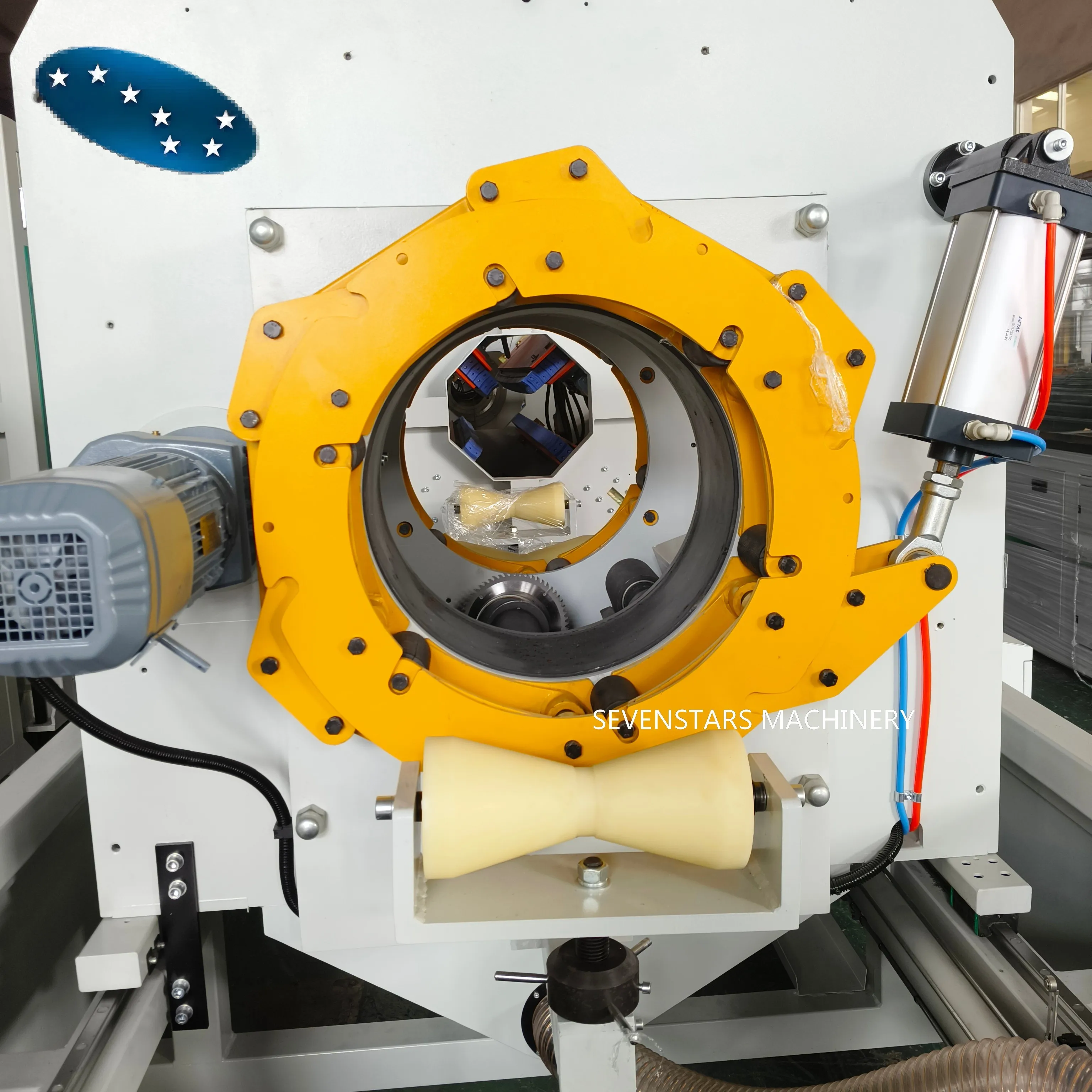 automatic PVC pipe planetary cutting machine plastic cutter