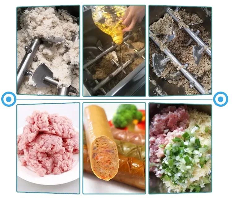 Chuangyu Commercial Vacuum Meat Mixing machine/meatball mixing machine Meat Mix Machine electric sausage meat mixer