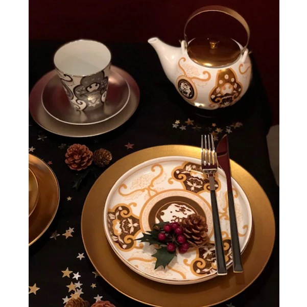 Japanese high quality lifestyle tableware handmade restaurant plate porcelain