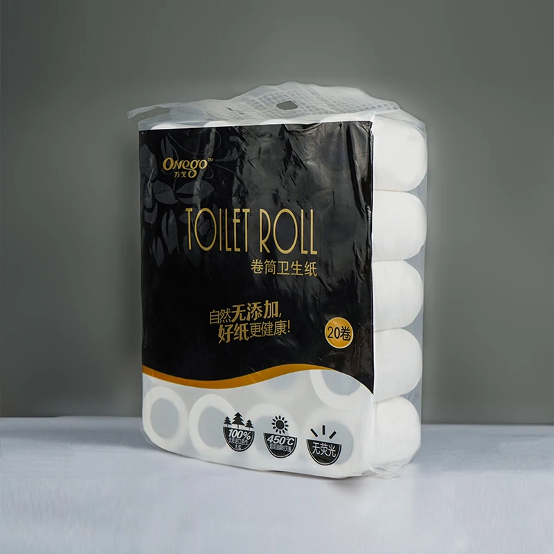 Wholesale Price Raw Material Paper Towel Rolls Recycle Pulp Embossed Soft Toilet Tissue