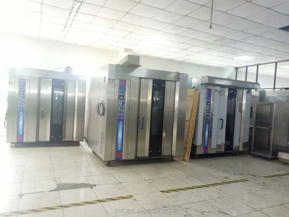 Commercial Bakery Used electric Type Rotary Oven Toast Bread Making Production Line Bakery Machine on Sale for YZD-100