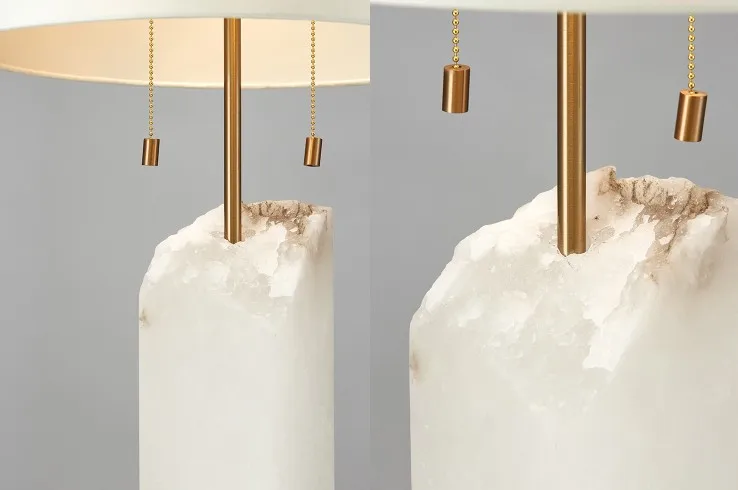 table lamps hotels Modern American personality light luxury design living room study bedside jade table lamp bedside lamp table