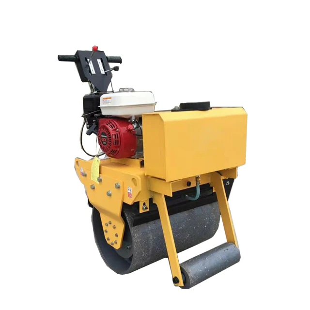 High Performance Portable Mounted Cylinder Double Drum Roadway Baby Ride On Compactor Road Roller Construction Machine For Sale