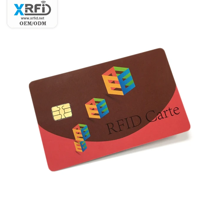 Custom Printing PVC Sle4442/Sle4428/Sle5542/Sle5528 Access Control Smart Contact Card