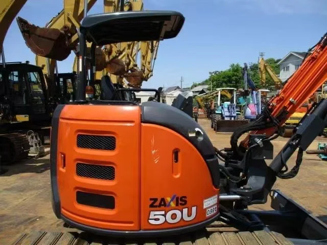 Используемый японский бренд Hitachi ZX50U мини-экскаватор 5ton электрическая машина ZX35U ZX60 ZX70 для продажи