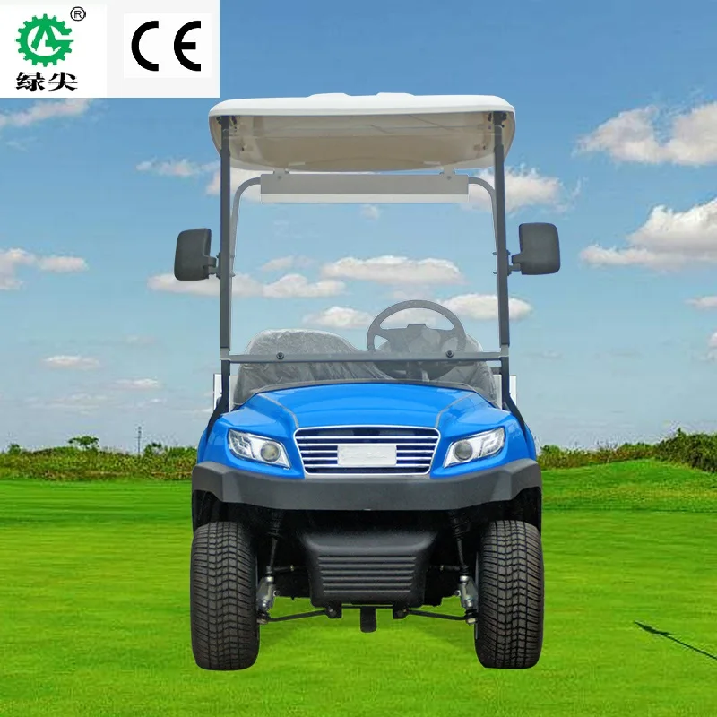 electric 4 or 2 seat utility cargo loading golf car club car with long and short aluminum box tray from factory directly China
