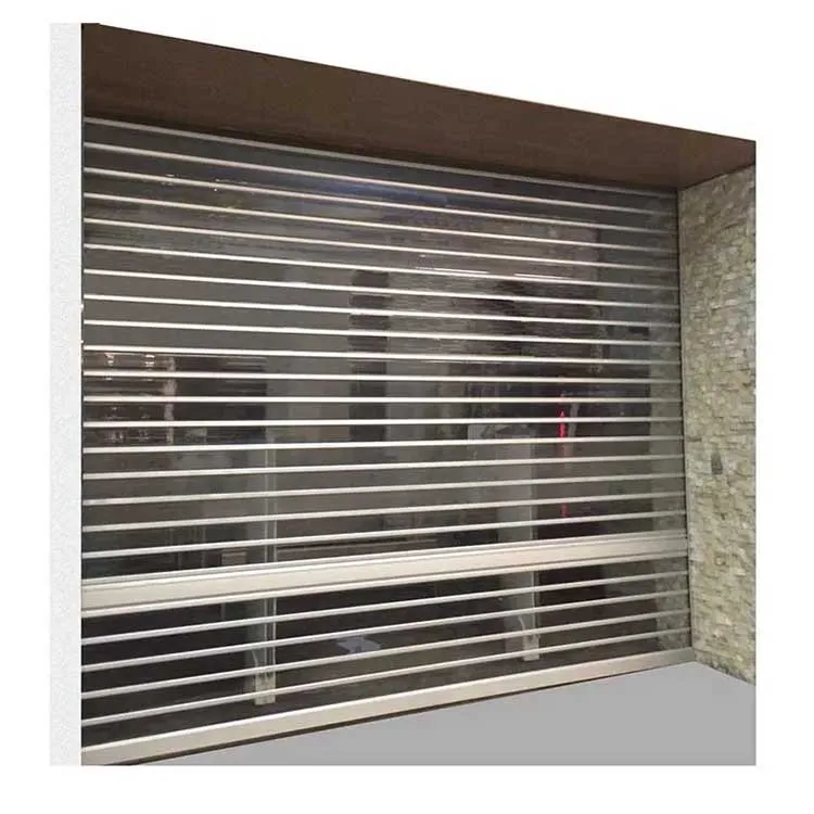 Good quality Aluminum /steel retractable security grilles door