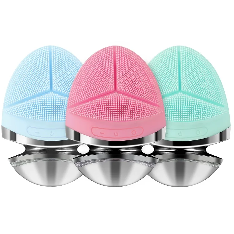 IFINE Beauty USB зарядка горячий компресс эссенция инструмент и силиконовая Очищающая щетка для лица