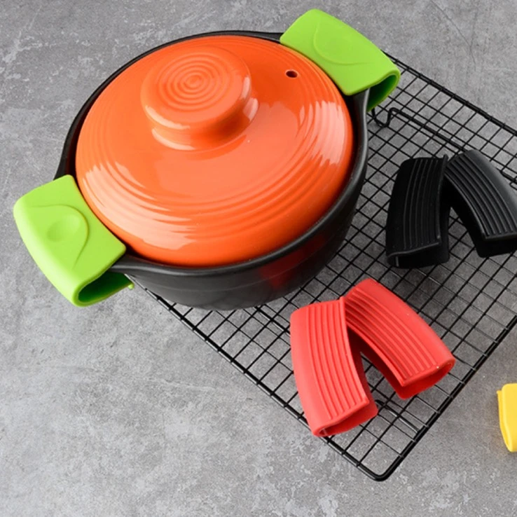 Customized OEM/ODM Heat Resistant Pot Lid Holder Silicone Pot Holders For Kitchen