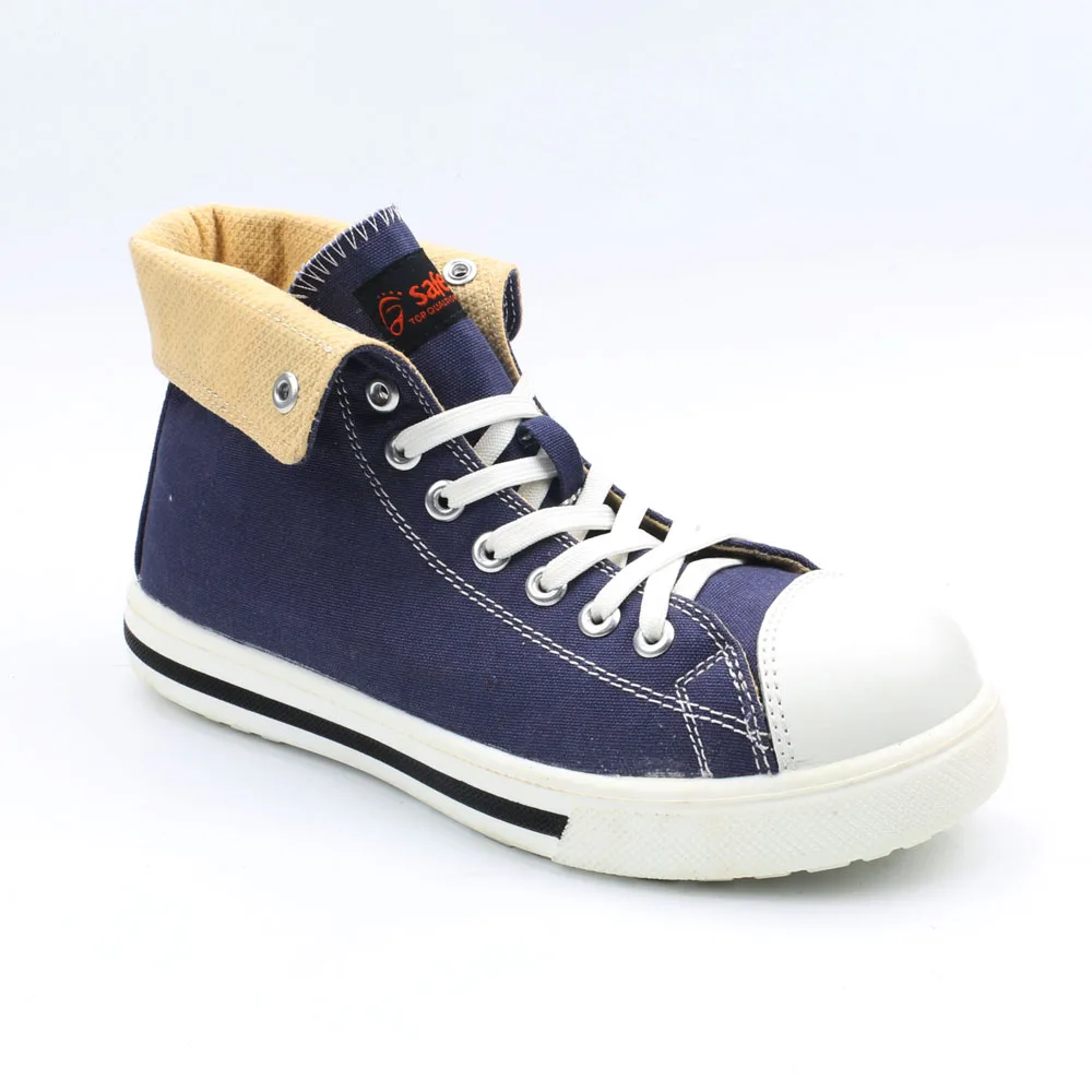 Hot-selling Factory Injection Slip on Steel Toe Cap Security Labor Working Boots Safety Shoes