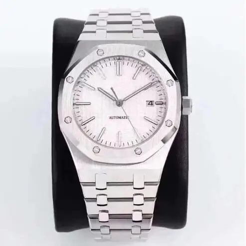 Classic New Men Watch Stainless Steel Automatic Mechanical Silver Rose Gold Blue Black MIYOTA Round SAPPHIRE Crystal 20cm 5BAR