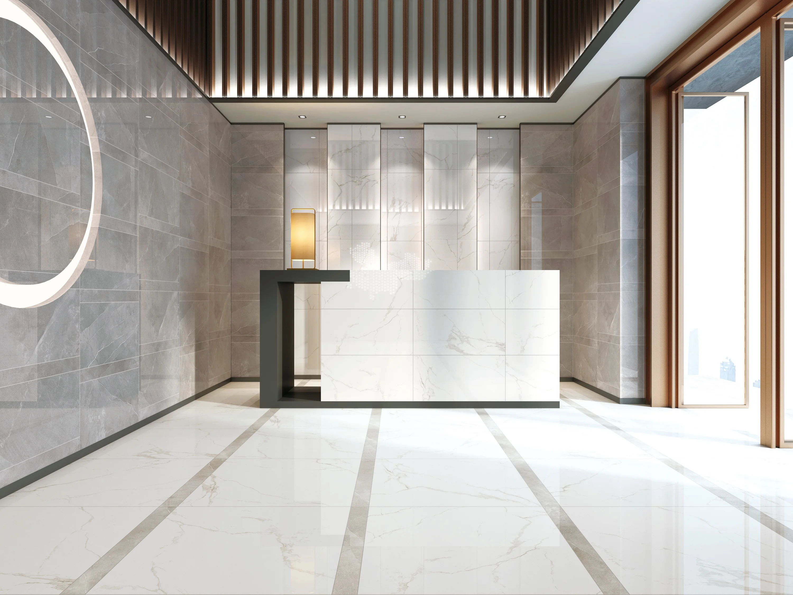China Glossy White Glazed Marble Price 600x600mm Porcelain Polished Ceramic Floor Tiles 60x60