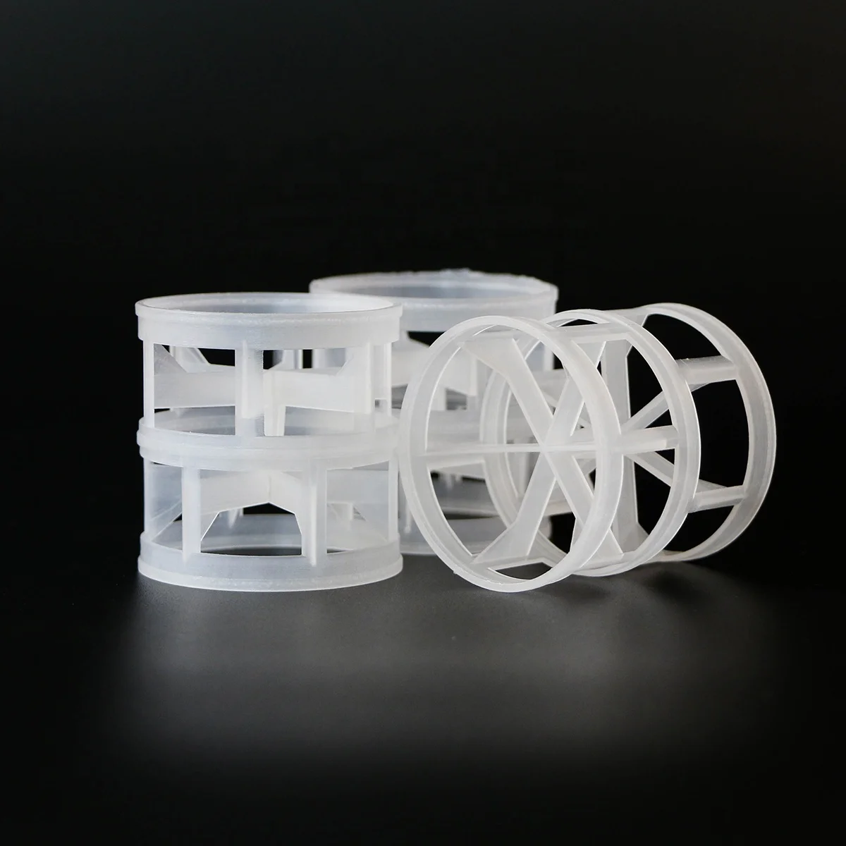 Pall Ring Distillation Tower Polypropylene 16/25/38/50 Mm Random Packing Plastic Pall Ring