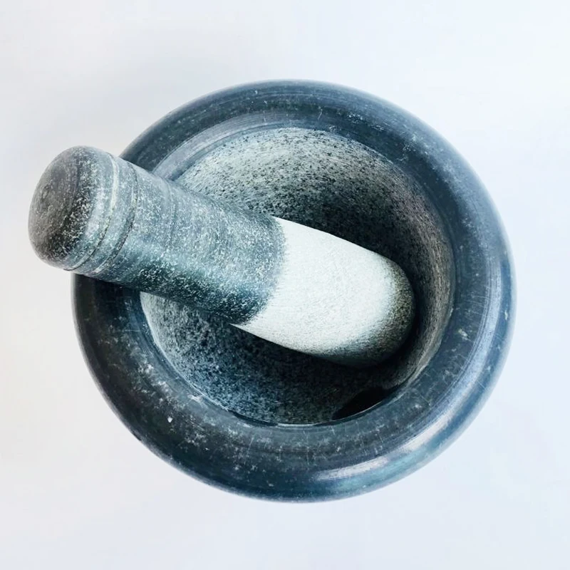 Wholesale stone mortar and pestle set Granite herb and spice tools vegetable grinder stone mortar crusher mortar and pestle ma