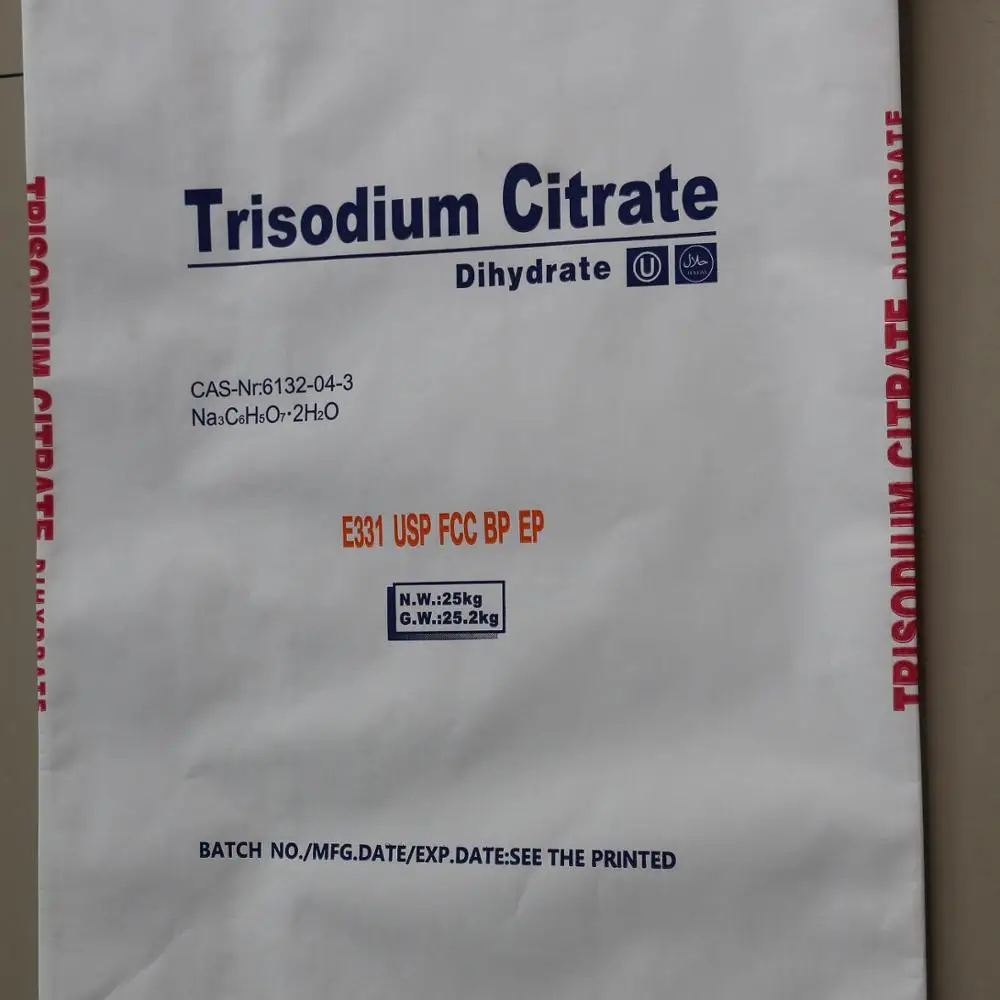 Производство пищевой добавки тринатриевого цитрата дигидрата цитрата натрия