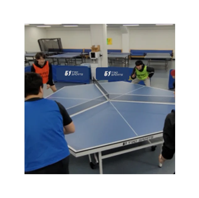 Good Quality Fast Shipping Moveable Tennis Table Service Provider Entertainment [HEXA TRIO] Hexagon Table Tennis Table