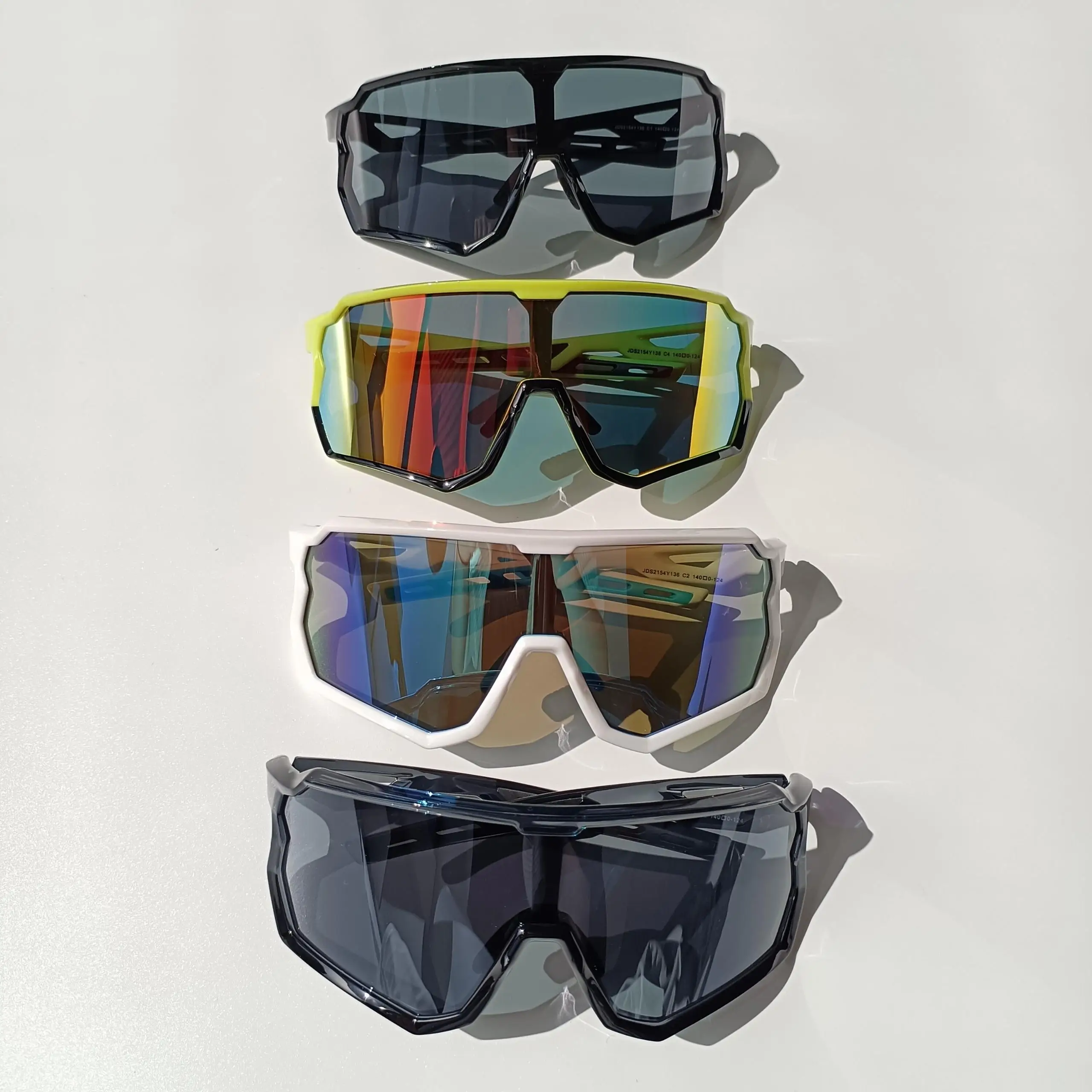 custom logo trendi unisex sport outdoor mens lens windproof cycling glasses sports polarized one piece sunglasses