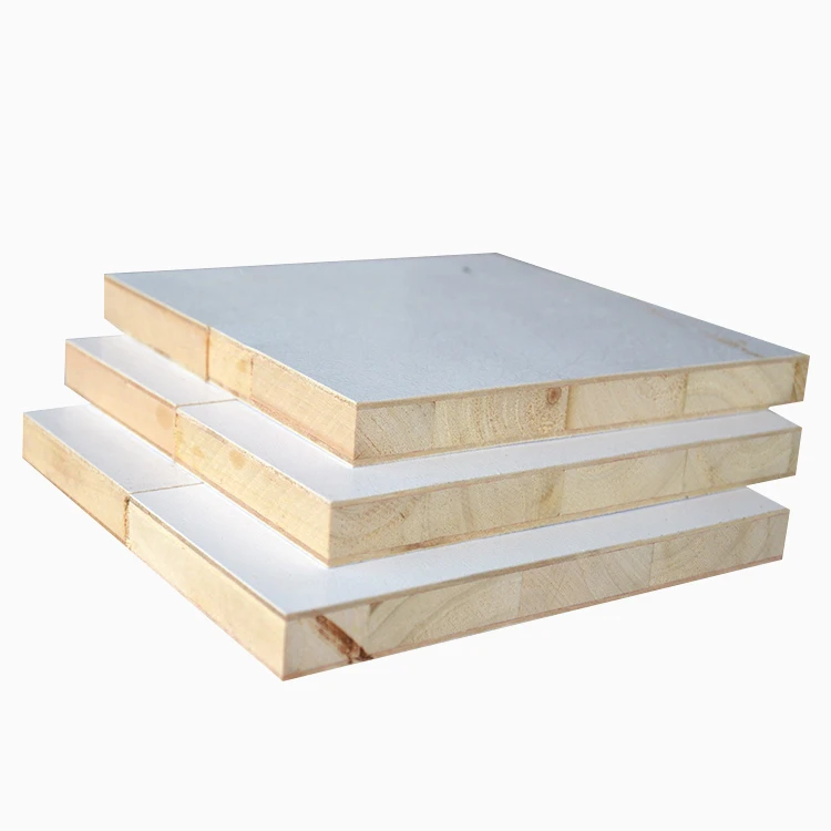 1220X2440X18mm Furniture Grade Melamine Laminated Block Board