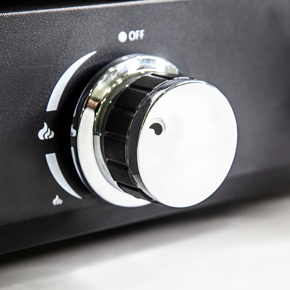 Garden 2 Burners Gas BBQ Grills LPG Plancha 5000W Beef Pork Chicken Cooking Home Hot Plate Non-stick Barbecue Tools Grills