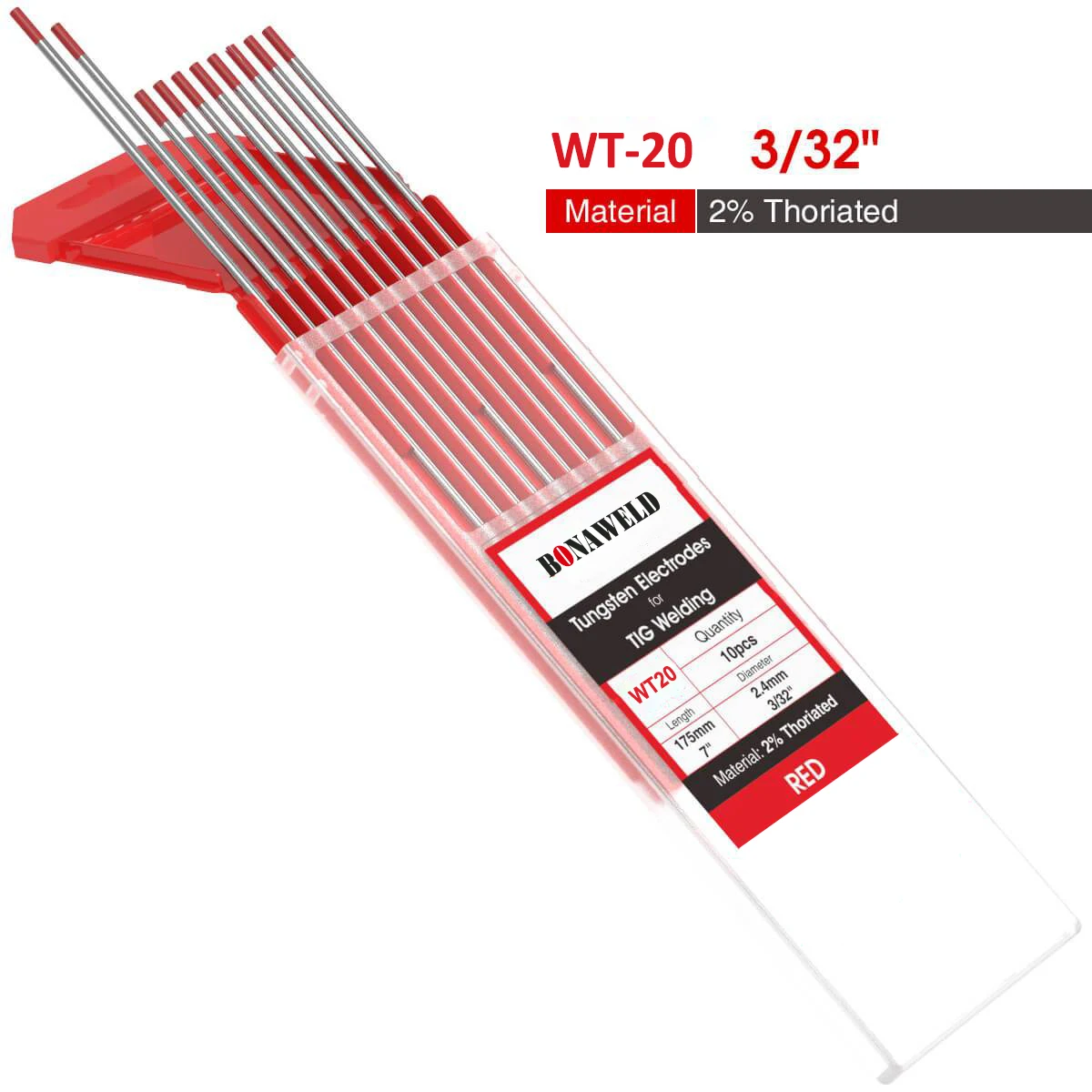 wz3 tungsten electrode 2.4 mm tungsten elektrot electrode mix color tig welding tungsten rod