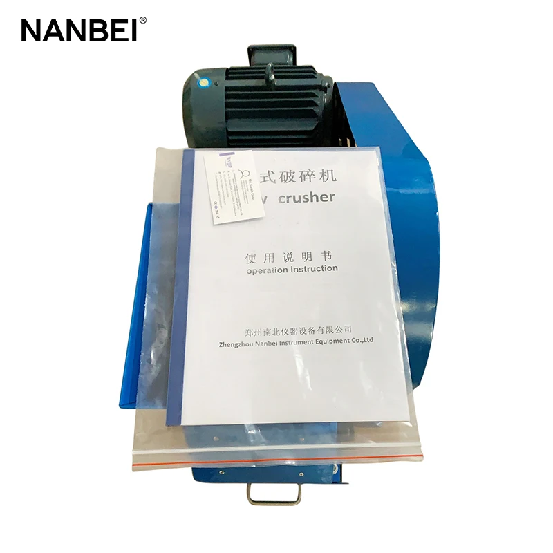 Lab portable mobile mini stone rock jaw crusher