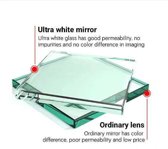 Wall Mounted Traditional LED Metal Hairdressing Mirror for Salon Use