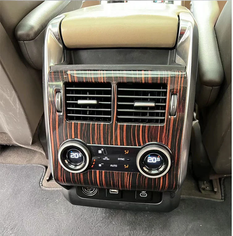 New Upgraded with AC Screen Car Air Conditioning Rear Panel Climate Display For Land Rover Range Rover Vogue L405 2013-2017