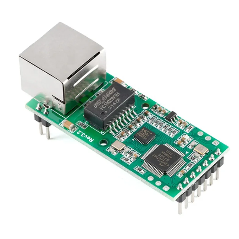 FS100P серийный для Ethernet конвертер Модуль USR-TCP232-T2 крошечные UART TTL к RJ45 сети Прозрачная передача TCPIP FS100S