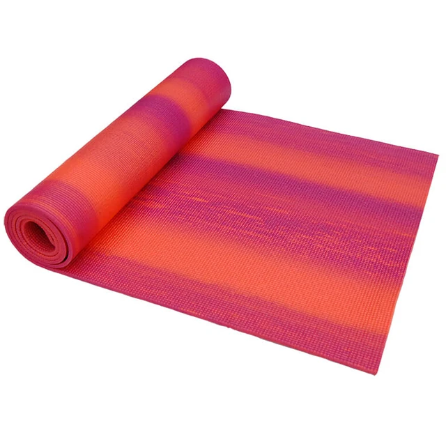 
Custom Logo 6mm Eco Friendly Thin Rainbow Blue Green Anti Slip Travel Folding PVC Yoga Mat 