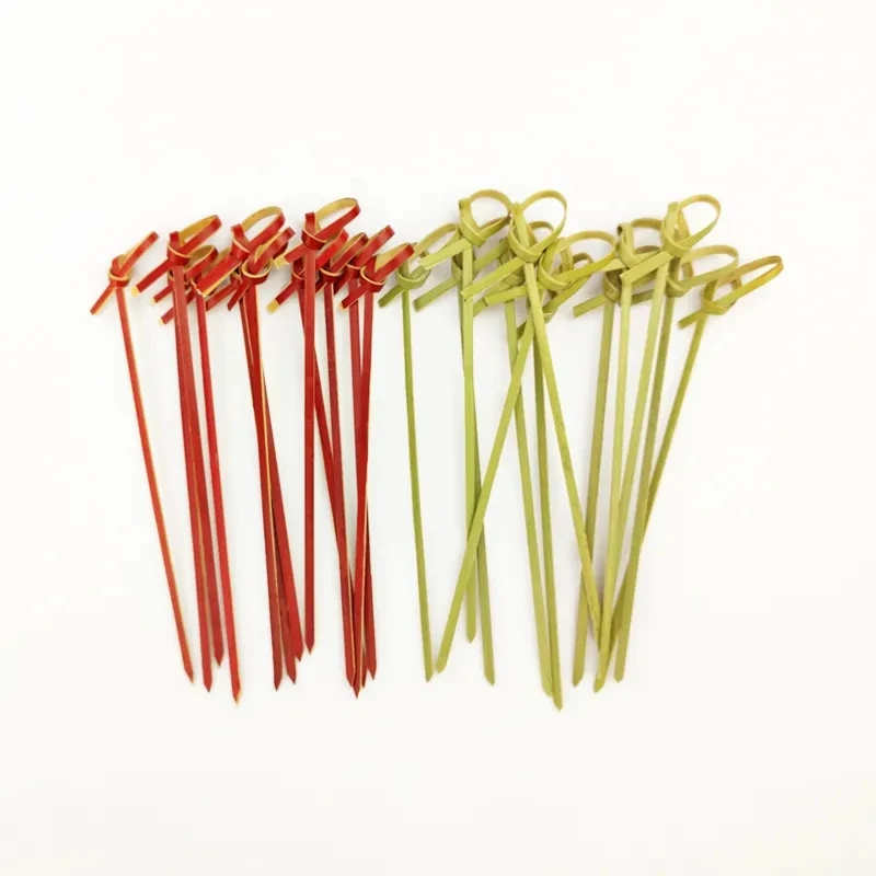 Eco Friendly Bamboo Skewer Cocktail Skewers Bamboo Knot Skewer With Cheap Price