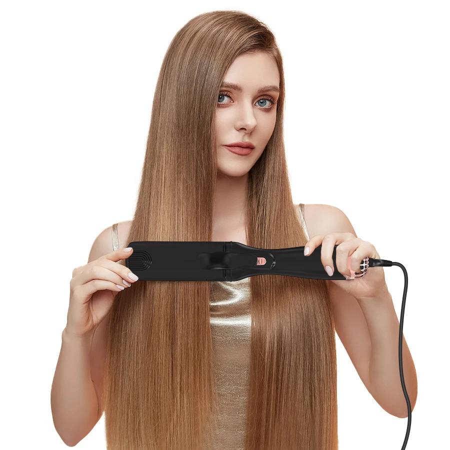 Five Plus 220V Negative Ion Hair Air Strait Straightening Super High Speed Professional Salon Hair Dryer Blow Straightener Brush