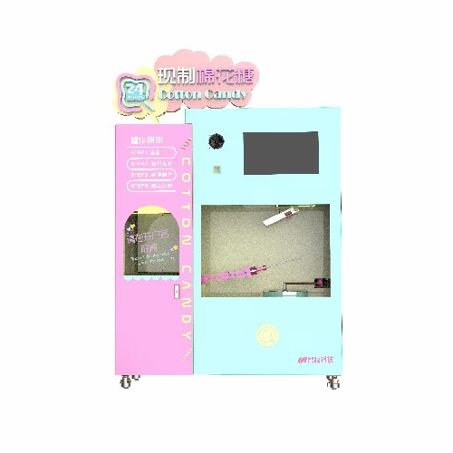 
high quality Cotton Candy Vending Machine Latest Type Full Automatic Fairy 