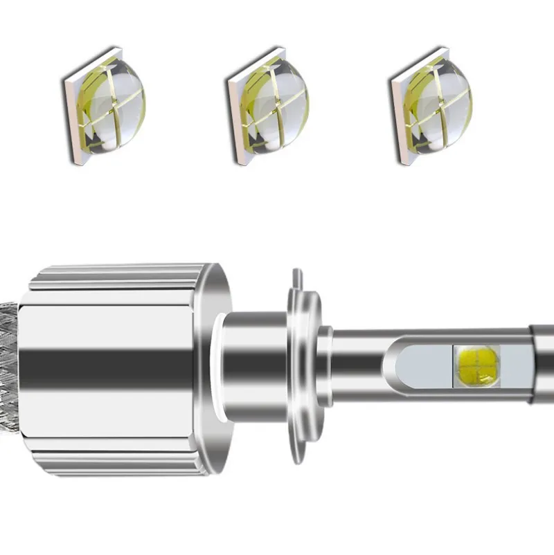 High Power Automotive Lighting XHP 70 H11 LED Headlight Bulb