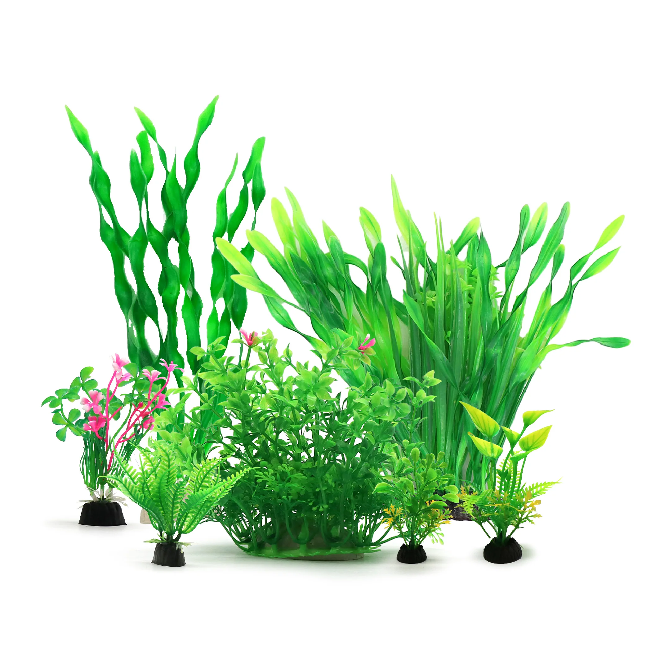 Aquarium Plastic Plants Set Grass Artificial Plastic Water Plants For Fish Tank Aquascape Wholesale Aquarium Plastic Plants