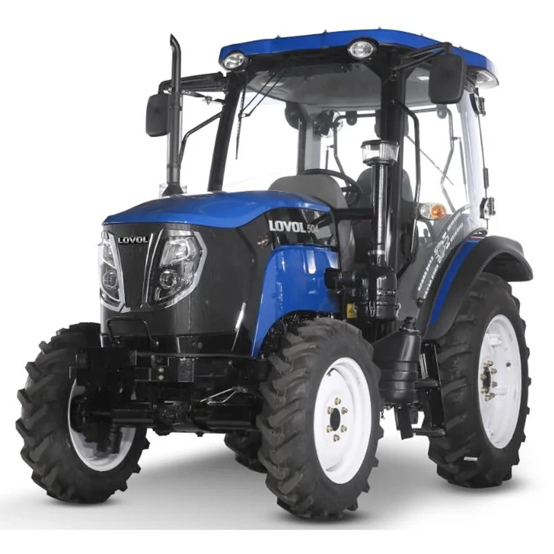 Сельскохозяйственные КОЛЕСНЫЕ ТРАКТОРЫ lovol 504 50hp 4x4wd с небольшим мини-компактным