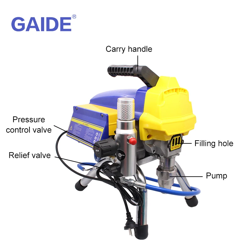 GAIDE cheap china made hot selling multi  Function airless paint sprayer