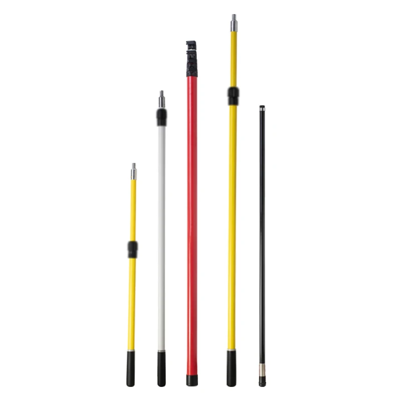 20FT aluminium window handle profile twist lock aluminium telescopic pole tube