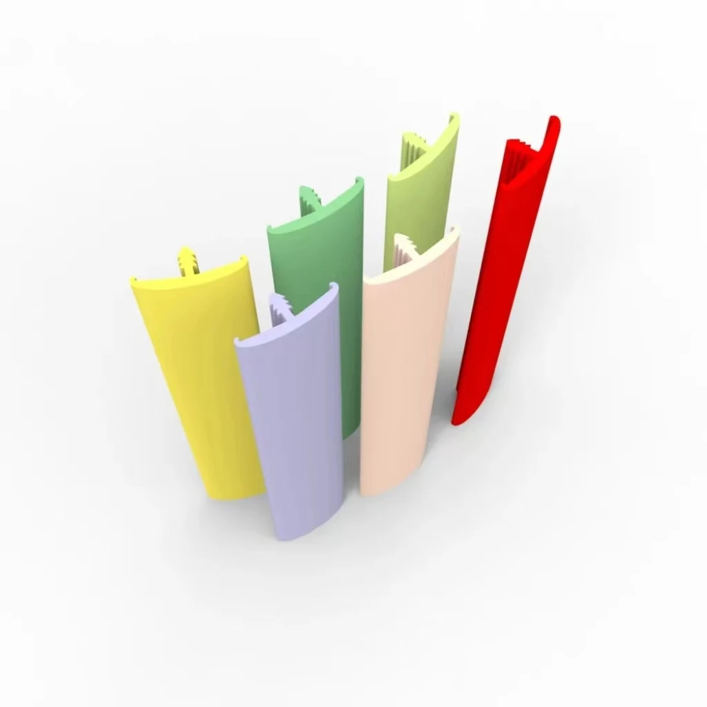 Furniture accessories Flexible pvc profile Shape Banding T molding edge t trim edging