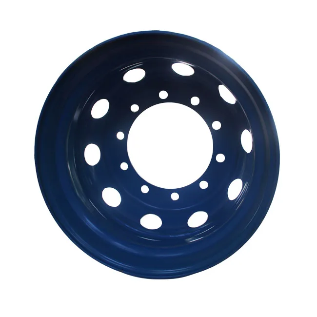 Hot selling Auto Parts 22.5x9.00 inch steel wheel rims match 12R22.5 tyre used for heavy truck bus trialer drum