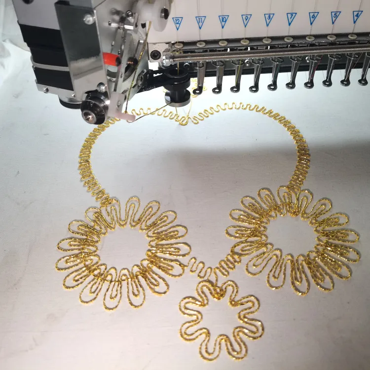 
Factory price cording computer embroidery machine 