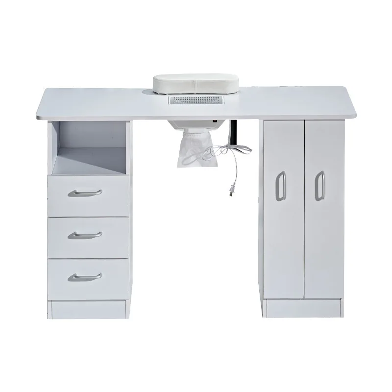 Modern Nail Station Furniture Nail Salon Manicure Table With dust collector fan