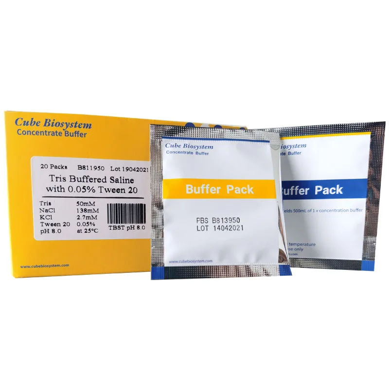 High quality phosphate buffered saline PBS buffer powder for electrophoresis pH 7.4