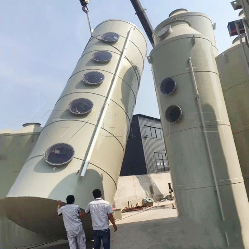 GATE 2000-2600M3/H Cat Litter Making Machine industrial waste gas treatment Cooling Tower Water Spray