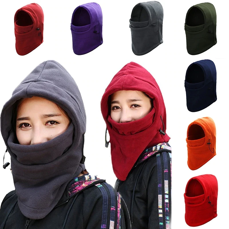 Thermal Training Windproof Neck Warmer  hat Bike Cycling Winter Ski Sport Full Face Hood Skiing Hats Head Neck Protector  M0322