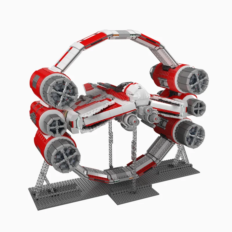 Форма King 21047 Star Series межзвездное кольцо истребитель LAAT-I Воздушный самолет сборка набор моделей войны креативный строительный блок