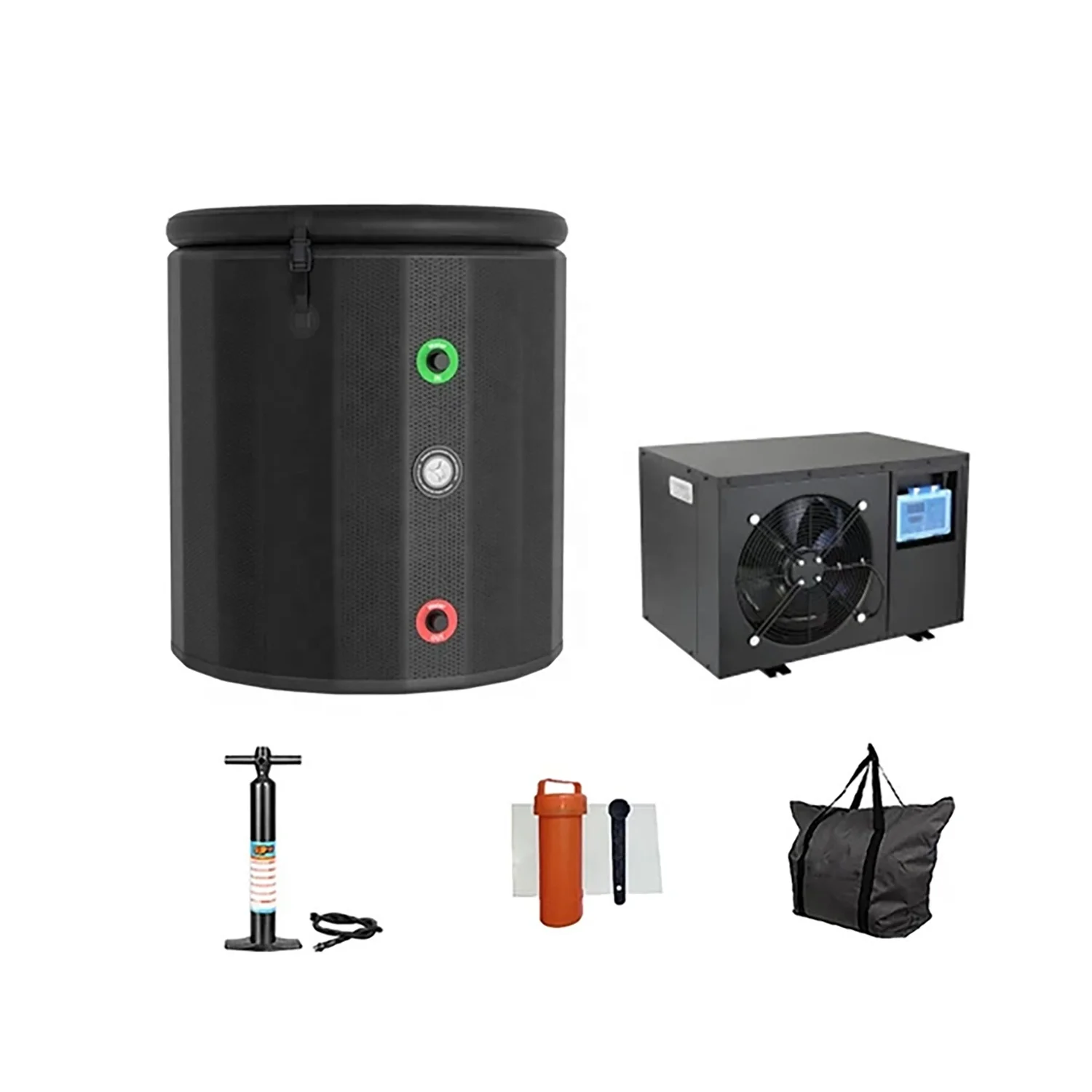 Best Price Portable Cold Plunge With Pump Latest Ice Bath Inflatable Round Ice Bath Tub