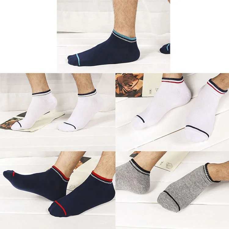 
Competitive Price Summer Ultra Thin Cotton Mesh Men Ankle Socks 