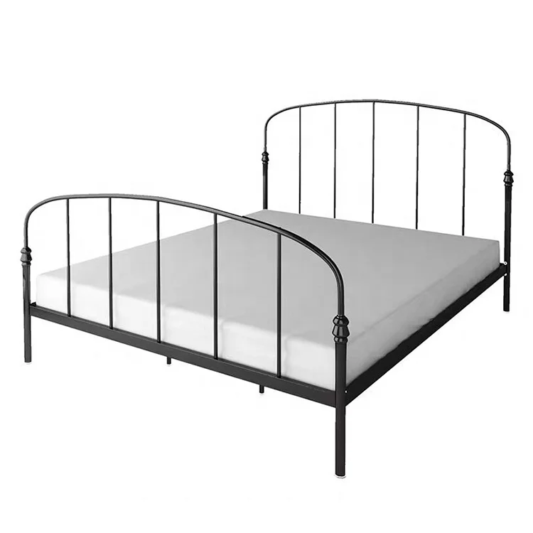 All-in-One Easy Setup Metal Platform Bed Japanese Style Metal Bed Iron frame for Home Bedroom Furniture