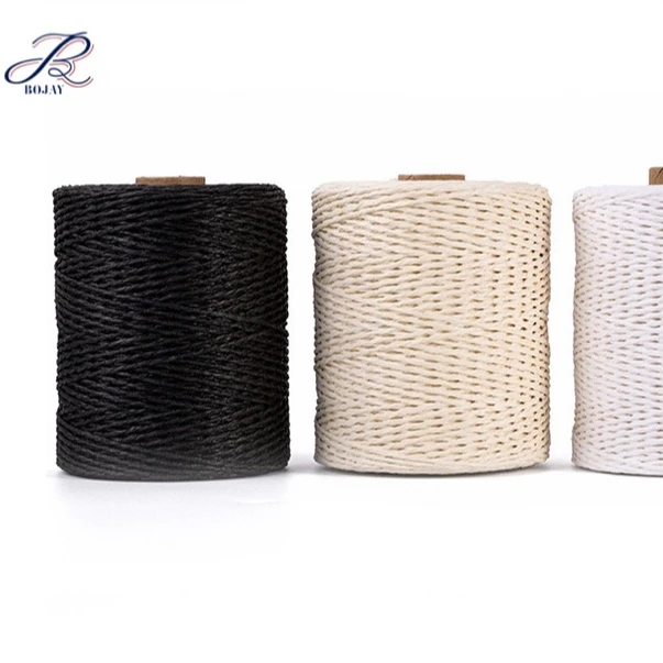  Bojay Wholesale Raffia Yarn Supplier Twine Paper Ribbon Rope For Gift Box Packing DIY Summer